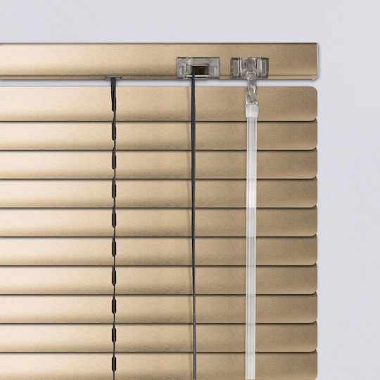 Elite Blinds 836052 Στόρι Σκίασης Αλουμινίου σε Χρυσό Χρώμα Π200xΥ200εκ.