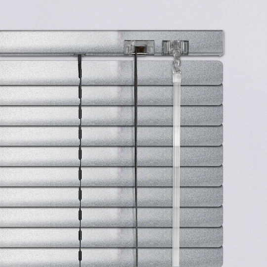 Elite Blinds Aluminum Silver Blinds 836048 MHB-5792 100x100 cm Elite Blinds Aluminum Silver Blinds 836048 MHB-5792 100x100 cm