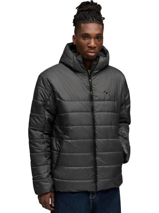 PUMA Μπουφάν Puffer Αδιάβροχο και Αντιανεμικό Gray