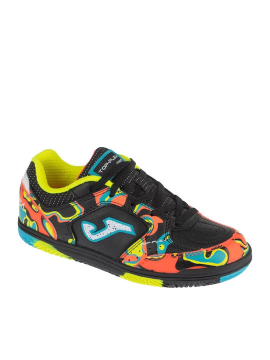 Top Flex Jr Kids Sports Shoes Running with Laces Black