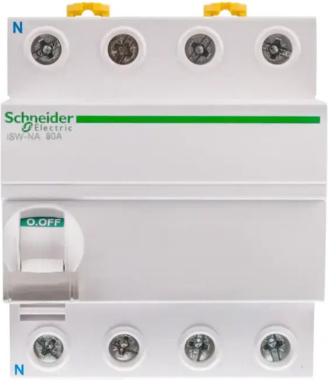 Distribuitor Modular 80A 4P ISW-NA Posibil Declanșator A9S70780
