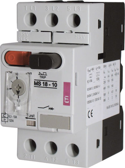 Моторен Превключвател 3п 0.12kw 0.4-0.63a Ms18 004600343