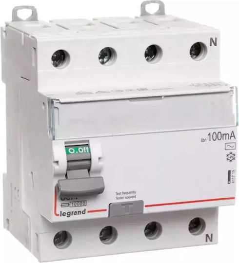 Differential-rigged Switch 4p 80a 0.1a Type Ac P304 Dx3 411715