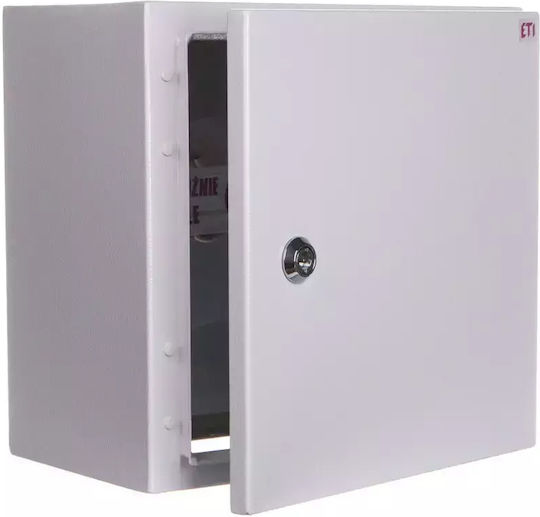 Eti-polam Surface-mounted Hermetic Housing Gt 30-30-20 Plate 300x300x200mm Ip65 Grey 001102103