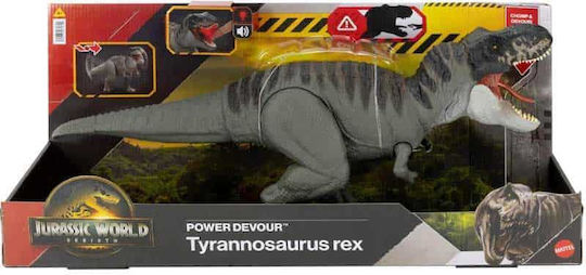 Figură de Acțiune Rebirth Power Devour Tyrannosaurus Rex Jurassic World Dinozaur cu Sunete 55cm