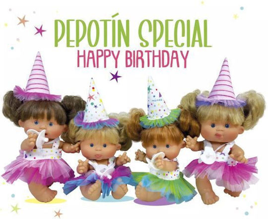 Nines d' Onil Μωρό Κούκλα Special Happy Birthday για 3+ Ετών 21 εκ. (Διάφορα Σχέδια) 1τμχ