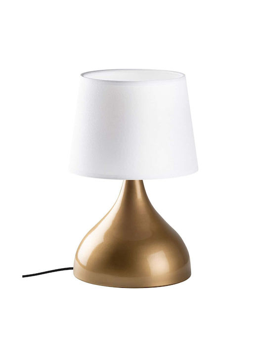 Opviq Gota Table Lamp for E27 Socket with White...