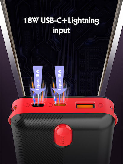 Ldnio Power Bank 20000mAh 22.5W με 2 Θύρες USB-A και Θύρα USB-C