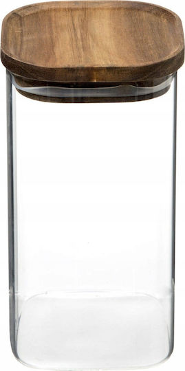 5Five Rominox Lebensmittelgläser & Behälter Allgemeine Verwendung mit Deckel Glas Transparent 1300ml 1 Stück