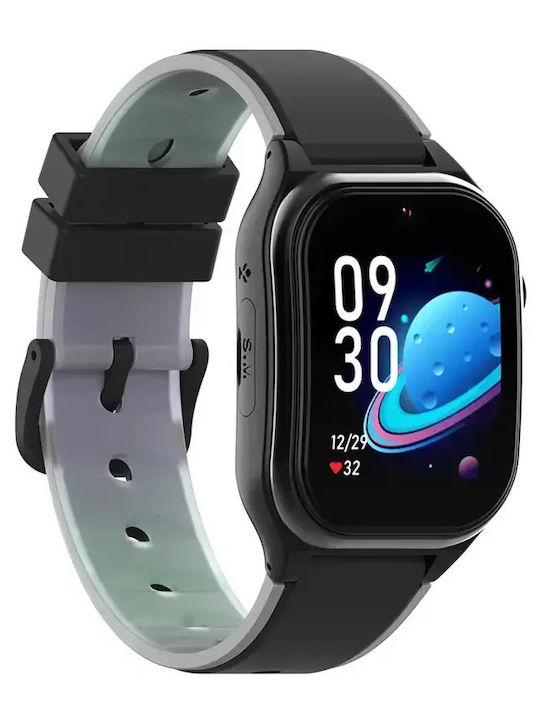 Nubki Smartwatch Pentru Copii 4G Cu GPS Și Cameră Negru