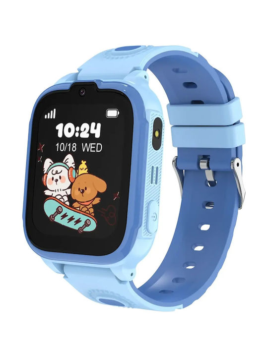 Nubki Kinder-Smartwatch 4G mit Kamera Blau