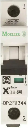 Adaptor Întrerupător 1P B 40A 6kA CA Cls6 B40 270344