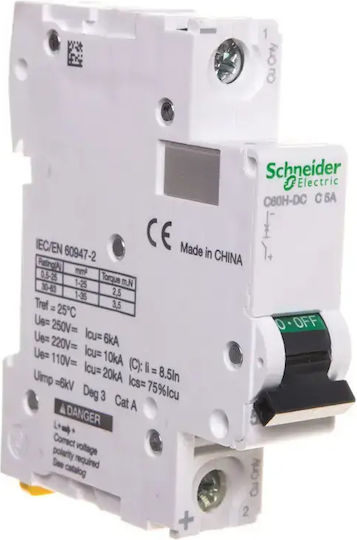 Superlock Switch 1p C 5a 6ka Ac C60h A9n61505