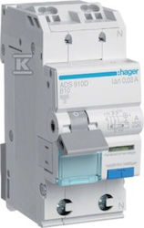 Rcbo Differenzial-Schalter 1p+n 6ka B 10a/30ma Typ A Quickconnect Ads910d