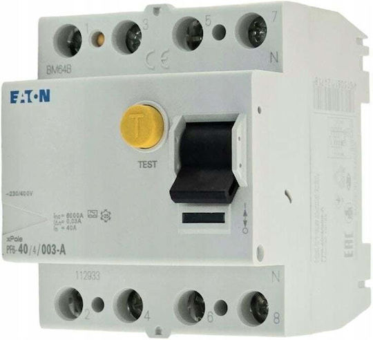 Differential Switch 4p 40a 0,03a Type A Pf6-40 4 003-a 112933