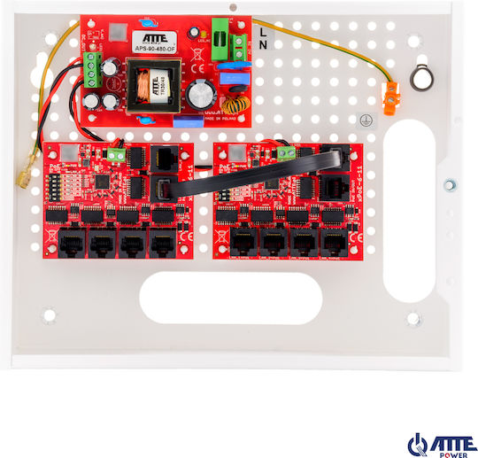 Kit 9 Ip Switch Poe Cameras 9p+1up Atte Ip-9-11-e