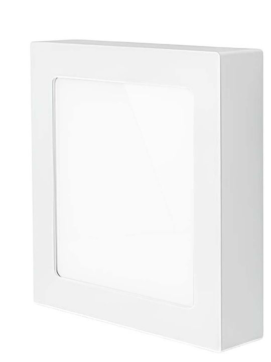 Avizar Square Led Panel 25w 29.2x29.2cm Low Consumption White