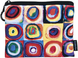 Fabric Wallet Zipper Fridolin Kandinsky Farbstudie