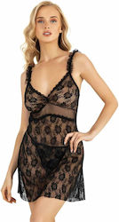 Women's Sexy Babydoll Set 226 Primoda 4202 002 Black