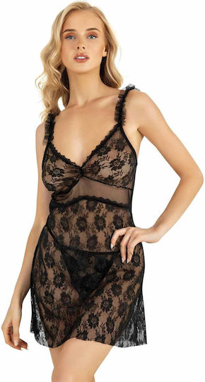 Γυναικειο Sexy Babydoll Σετ 226 Primoda 4202 002 – Μαυρο