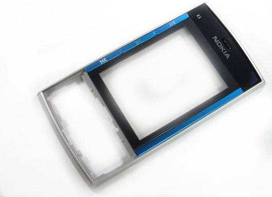 Nokia X3-00 Front Cover Light Blue Original