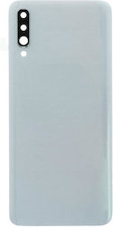 Samsung A705f Galaxy A70 Battery Cover + Adhesive + Camera Lens White Original
