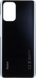 Xiaomi Redmi Note 10 Battery Cover + Adhesive Black High Quality Oem