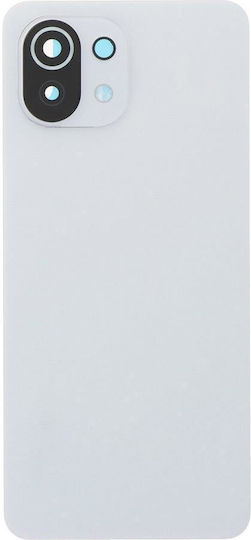 Xiaomi Mi 11 Lite 5g Mi 11 Lite Ne 5g Battery Cover + Adhesive + Camera Lens White High Quality Oem