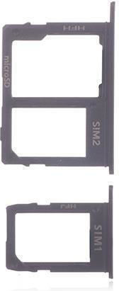 Samsung Galaxy J4 Plus J6 Plus 2018 Sim & Microsd Card Tray Black Original