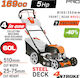 Nakayama Pro PM5510 Selbstfahrender Rasenmäher Benzin 5hp/169cc