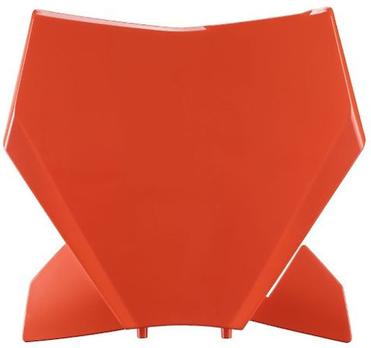 Polisport Number Plate Plastic 8672000001 Orange Piece
