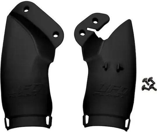 Ufo Number Plate Plastic Mx Ya05803-001 Black Piece