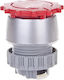 Driven Red Mushroom Button By Rotation Sp22-b