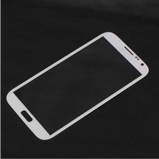 Samsung N7100 Lentilă De Înlocuire Sticlă Ecran Albă Οεμ