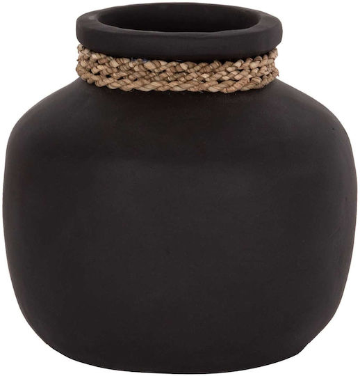 Freebox Decorative Vase Ceramic Black
