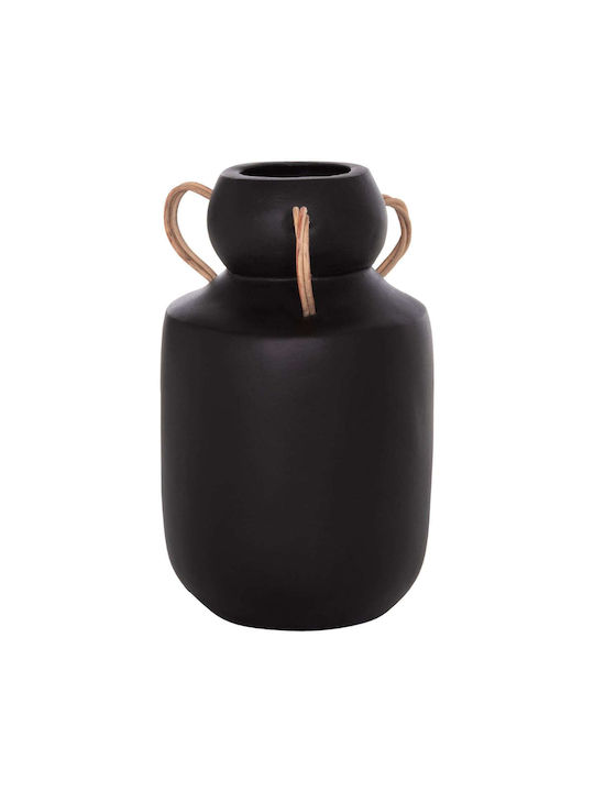 Freebox Decorative Vase Ceramic Black 16x16xYcm