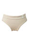 Damen-Slips Beigen String 1628-Beige-L