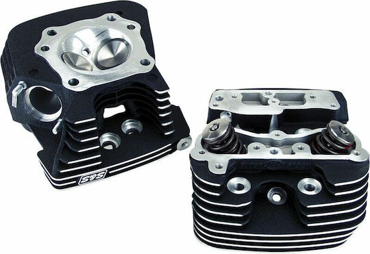 S&S Cycle Zylinderkopf Aluminium 89 Cc Super Stock 90-1106 2 Stück