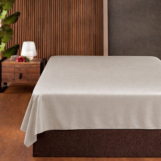 First Choice Super-Doppel Bettlaken 240x260cm Beige