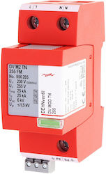 Мълниезащитен Тип T1+t2+t3 25kA 2 Полюса Мрежа TN Dehnventil M2 TN 255 FM 956205