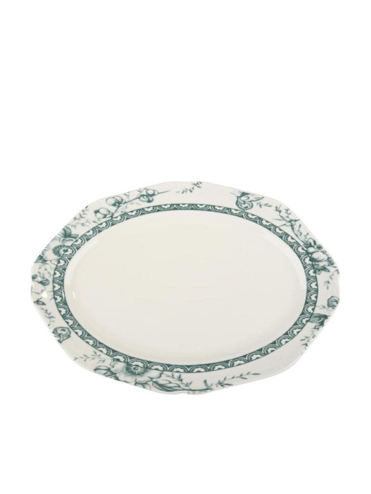 Bormioli Rocco Shallow Oval Green Plate 25cm