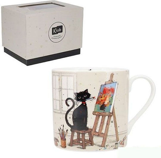 Kiub Cană Ceramică 425ml