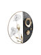 Multicolour Wall Decor Made of Metal 60x60cm