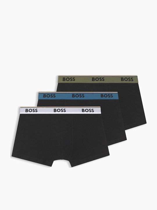 Power Ανδρικά Μποξεράκια Μαυρο 3Pack