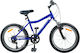 vidaXL 24" Kinderfahrrad Stadt Blau