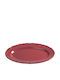 Espiel Liana Servierplatte Oval aus Porzellan Rote 30x20cm
