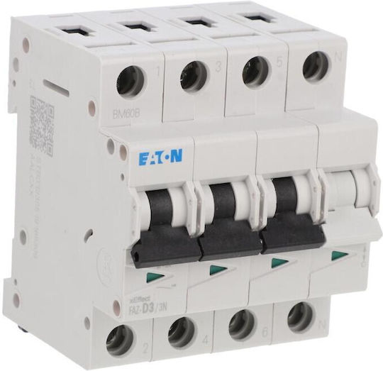 Power Switch 3p+n D 3a 15ka Ac Faz-d3/3n 278988