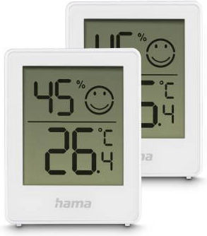 HAMA Baros Digital Innenraumthermometer & Hygrometer für Innenbereich