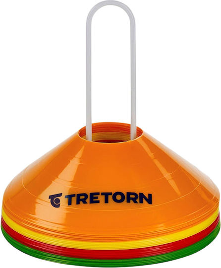 Verschiedene Tenniszubehör Tretorn Marker Cones 5cm 20er Pack 474318-96 Herren