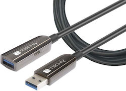 Techly USB 2.0 USB-C Мъжки - USB-C 20м (ICOC U3AMF-HY-020) Techly USB 2.0 USB-C Мъжки - USB-C 20м (ICOC U3AMF-HY-020)